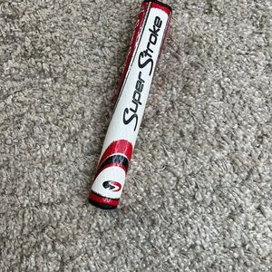 Super Stroke fatso 5.0 Red and White Putter Grip